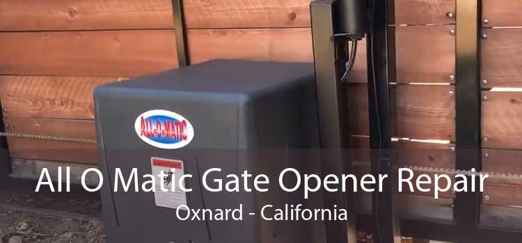 All O Matic Gate Opener Repair Oxnard - California